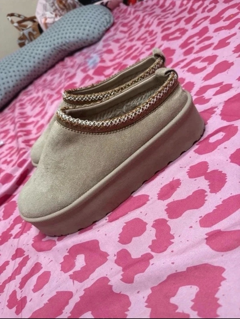 Suede Clog Slippers